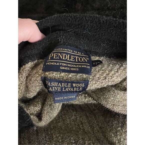 Pendleton Wool Sweater Men’s chunky grandpa sweater xxl - Picture 4 of 4